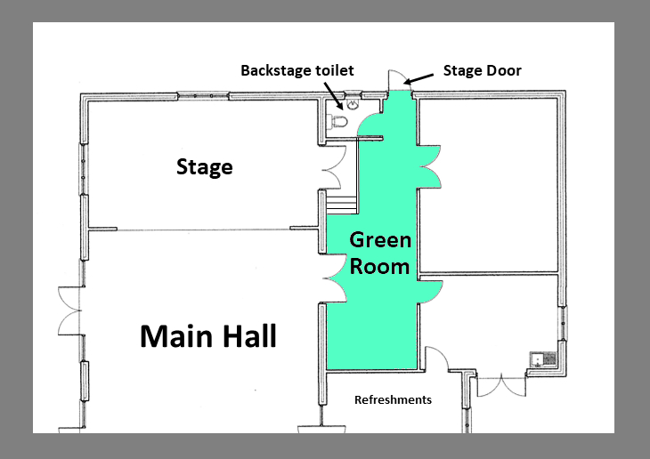 Green room plan